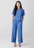 Washed Organic Linen Délavé Wide-Leg Pant
