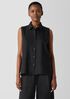 Organic Handkerchief Linen Sleeveless Shirt