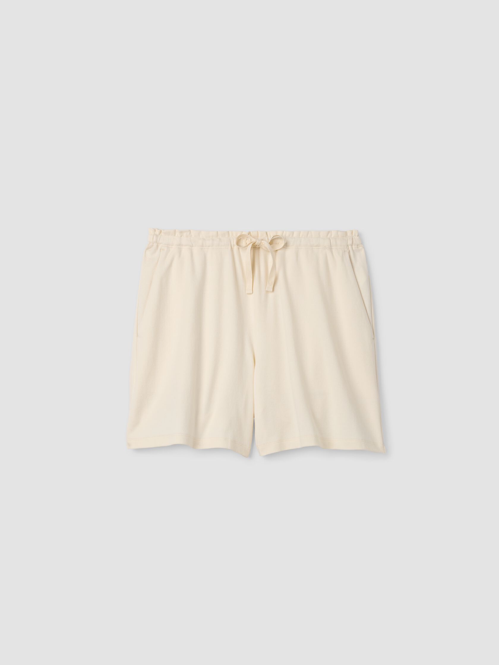 Organic Cotton Interlock Sleep Shorts