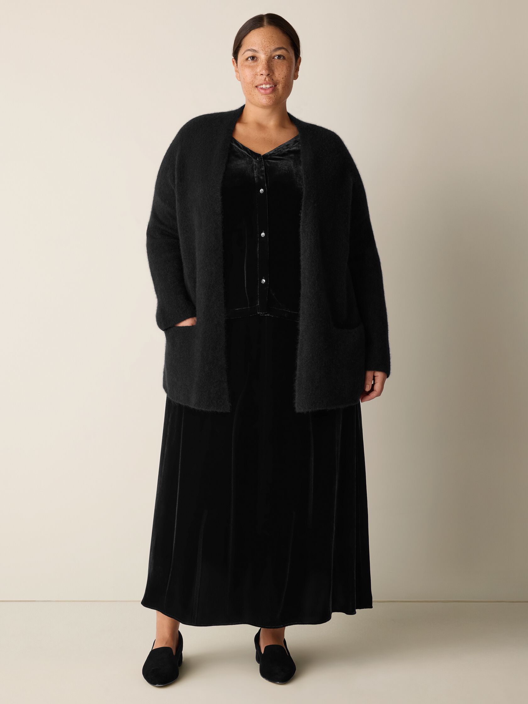 Velvet Flared Skirt