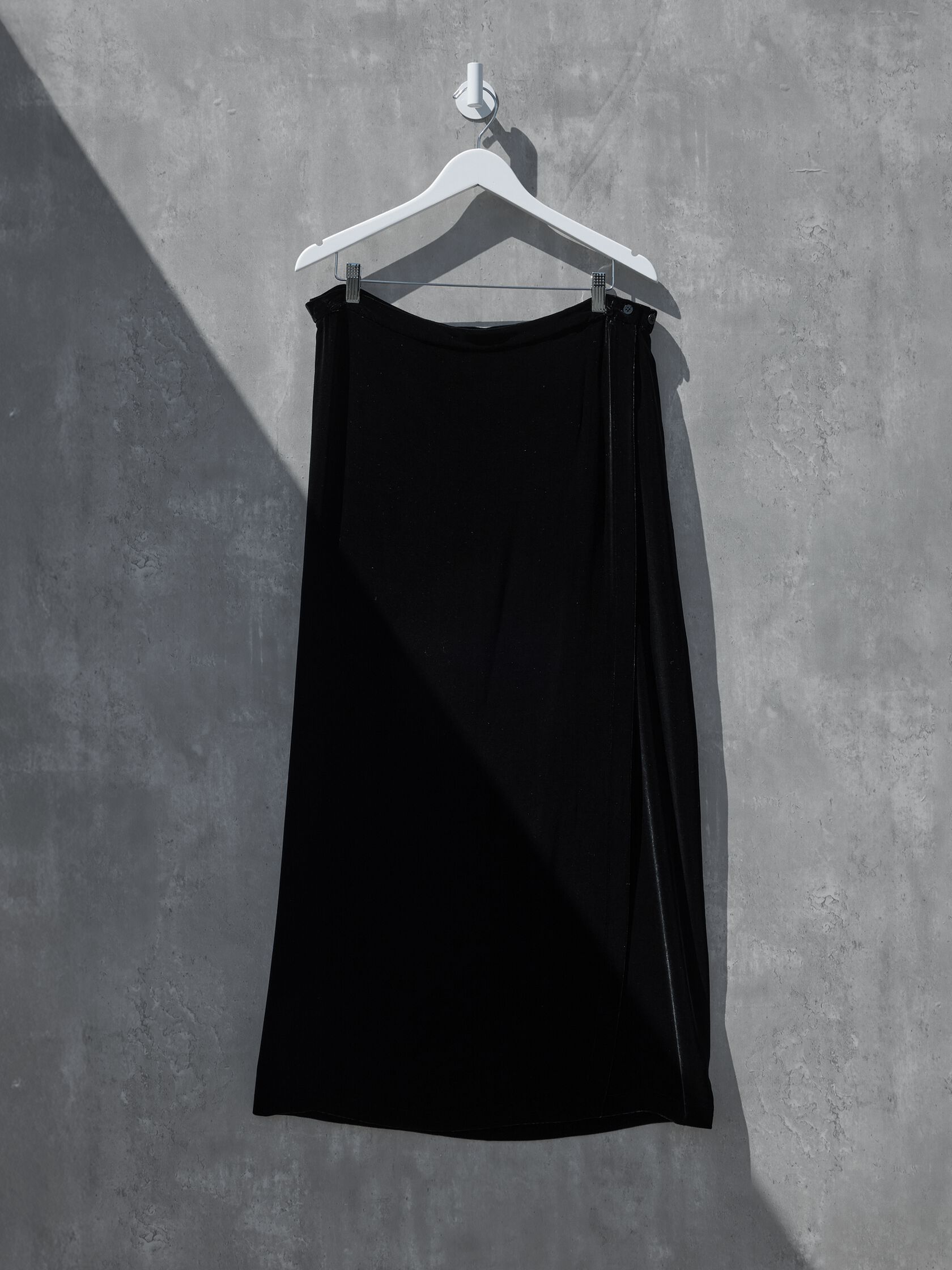 Renew Vintage Velvet Skirt, L