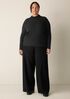 Superfine Merino Turtleneck Top in Regenerative Wool