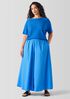 Washed Organic Cotton Poplin Skirt Pant