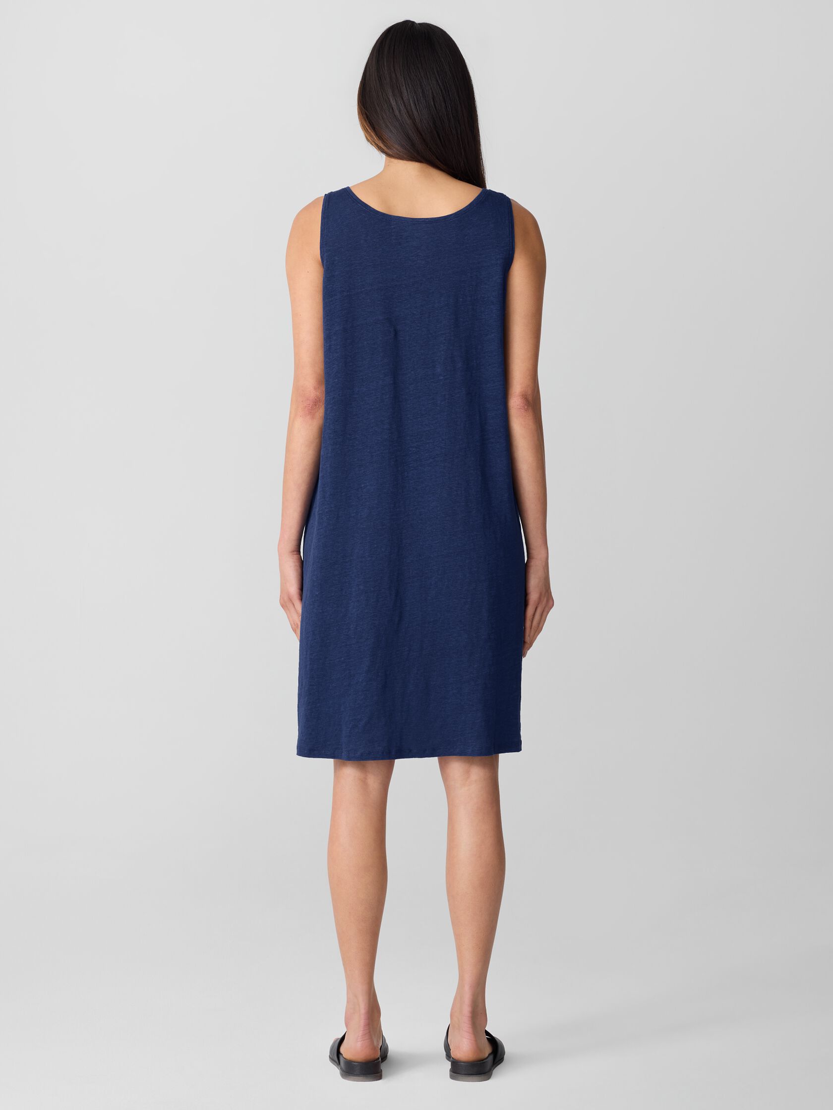 Organic Linen Jersey Tank Dress