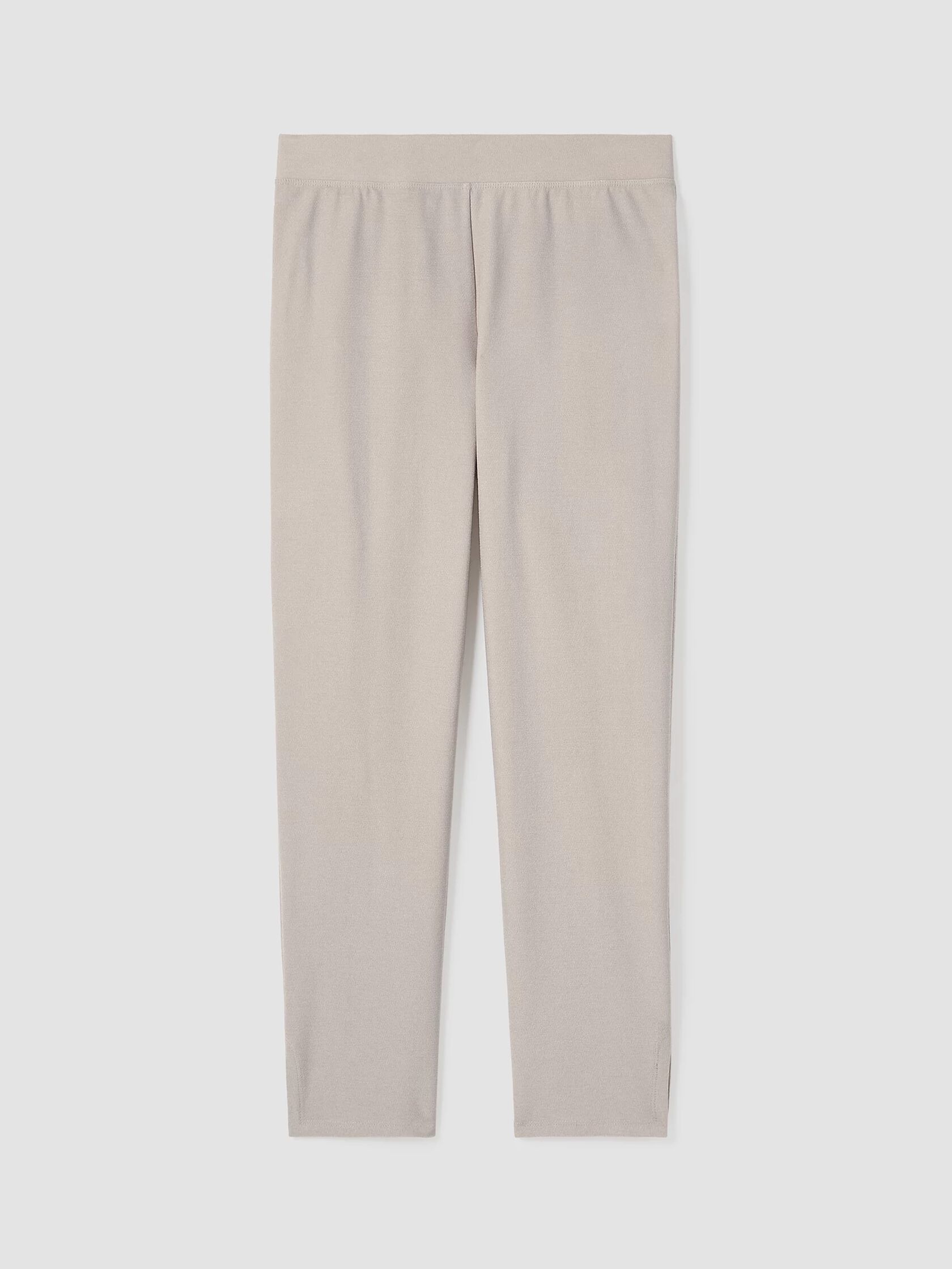 Washable Stretch Crepe Pant with Slits