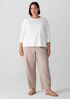 Organic Pima Cotton Jersey 3/4-Sleeve Tee